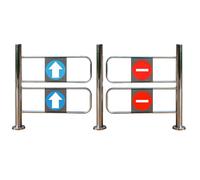 Cancello a battente automatico per supermercati, porta di sicurezza a 1 via, in acciaio inox, 210 cm, ideale per biblioteche e negozi, soluzione di ingresso durevole e sicura.