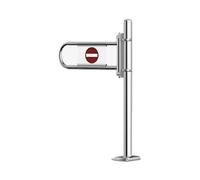 Cancello a battente automatico retrattile, porta di sicurezza unidirezionale con contatore e barriere a chiusura automatica per la sicurezza del magazzino (50 x 100 cm) - Soluzione di accesso sicuro