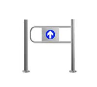 Cancello a battente di sicurezza, design a molla per un controllo sicuro dell'ingresso/uscita in supermercati e fabbriche