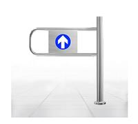 Cancello a battente in metallo per la sicurezza dell'ingresso al mercato, porta a chiusura automatica a molla per magazzini, biblioteche industriali, negozi, lato destro, 50 cm