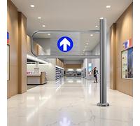 Cancello a Battente in Metallo Resistente - Porta di Sicurezza a Chiusura Automatica con Molla per Magazzini, biblioteche e Negozi.