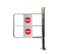 Cancello a Battente Manuale con Molla di Chiusura Automatica, Ingresso pedonale in Acciaio Inossidabile per la Sicurezza di Magazzini e recinzioni industriali