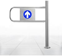 Cancello a Battente Metallico unidirezionale a 90 Gradi per Il Controllo degli accessi, Ideale per Negozi e biblioteche, Sicuro per Aree ad Alto Traffico.