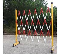Cancello a forbice a scomparsa, portatile, pieghevole, in metallo, per uso esterno, 1,5 x 4 m, ideale per la sicurezza e il controllo nella gestione stradale