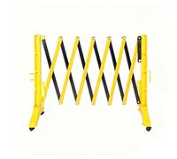 Cancello A Rete Retrattile, Cancello Di Sbarramento Portatile con Rotelle, Materiale Isolante, Barricata Industriale Espandibile per Strade E Magazzini