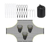 Cancello Attrezzature di Formazione Calcio Obiettivi Foglio Con Zone di Valutazione Scatti Pratica Cancello Netto Obiettivo di Installazione Rapida