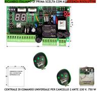 Cancello Automatico 1/2 Ante Quadro 230 V Motori Program Corsa Diversa 2 Telecom