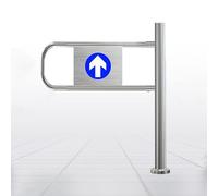 Cancello Automatico a Battente per supermercati e Magazzini | Cancello d'ingresso di Sicurezza in Metallo, Design a Chiusura Automatica per biblioteche e Centri Commerciali, RightDoor 60x100