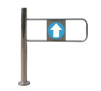 Cancello automatico a molla a 90 ° Porta di sicurezza aperta in acciaio inossidabile Design di rimbalzo per corridoi di fabbrica e parco Altalena sinistra 95 cm/37,4 pollici Durevole e sicuro