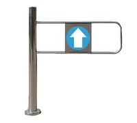 Cancello Automatico in Acciaio Inox per Il Controllo degli accessi in Magazzini e biblioteche.