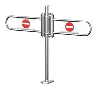 Cancello Battente Chiusura Automatica Barriera Sicurezza Metallo Caricata Molla For Sicurezza Magazzini Centri Commerciali Cancello D'ingresso Durevole(Silver,110X100CM)