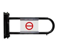 Cancello Battente Chiusura Automatica Barriera Sicurezza Metallo Caricata Molla For Sicurezza Magazzini Centri Commerciali Cancello D'ingresso Durevole(Black,55~80CM)