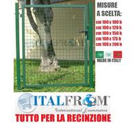 CANCELLO CANCELLETTO PEDONALE IN FERRO PER RECINZIONE IN RETE METALLICA GIARDINO