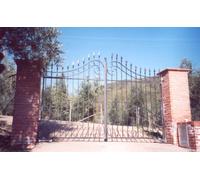 CANCELLO CARRABILE Ferro Battuto . Cod . 056 . Detrazioni 50%