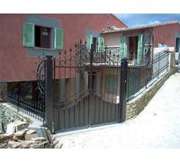 CANCELLO CARRABILE Ferro Battuto . Cod . 063 . Detrazioni 50%