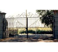 CANCELLO CARRABILE Ferro Battuto . Cod . 195 . Detrazioni 50%