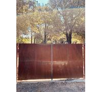 CANCELLO CARRABILE Ferro Corten . Cod . 1524 . Detrazioni 50%