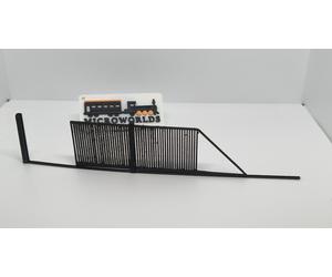 Cancello commerciale e/o residenziale scorrevole con feritoia - Scala H0/1:87