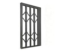 Cancello di protezione for finestre, in lega di alluminio, invisibile, scorrevole, pieghevole, antieffrazione, for finestre da esterno, for camera da letto e ufficio(W31.5xH55.1"/80X140CM)