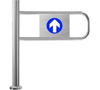 Cancello di Sicurezza a Battente con Molla a 90° - Porta di Sicurezza a Chiusura Automatica per ingressi di supermercati e Centri Commerciali, Maggiore Protezione per cli