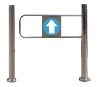 Cancello di Sicurezza a Battente, Dispositivo di Uscita unidirezionale Automatico a Battente - Barriera in Acciaio Inossidabile per Accesso Solo a Spinta, Soluzione di Sicurezza 50x97 cm, du