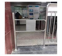 Cancello di sicurezza a molla in acciaio inox per ristoranti e supermercati, porta di accesso unidirezionale 65 x 100 cm, soluzione ideale per la sicurezza e il controllo