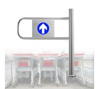 Cancello di sicurezza a molla, portone d'ingresso girevole, portone di trasferimento pedonale per magazzini, porta unidirezionale per biblioteche, negozi, centri commerciali - & controllo degli