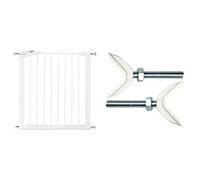 Cancello di sicurezza a pressione Maxi-Secure Munchkin, 82-89 cm e Kit di fissaggio per scale