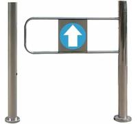 Cancello di sicurezza caricato a molla, porta di ingresso unidirezionale del supermercato, portone di accesso pedonale di chiusura automatica per le soluzioni di sicurezza del magazzino e della