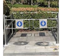 Cancello di sicurezza girevole, accesso manuale a 90 gradi, porta d'ingresso per supermercato, portale di sicurezza per negozi e biblioteche, design a molla, 140 x 100 cm