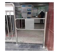 Cancello di sicurezza manuale a battente per supermercati e biblioteche, in metallo, chiusura automatica, 60 x 100 cm, ideale per ingressi e porte scolastiche