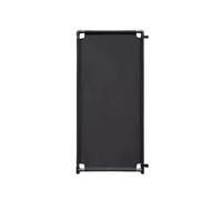 Cancello di sicurezza pieghevole con telaio in PVC | Multicolori 3/5/6/8/10 pezzi: controllo della folla e divisione spaziale(Black,8 piece)