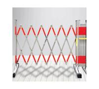 Cancello di sicurezza pieghevole, design con lucchetto for un facile spostamento, parapetto telescopico in metallo spesso, adatto for residenze e garage(1.2x2m)