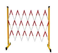 Cancello di sicurezza pieghevole espandibile industriale con ruote, barriera for porta retrattile, cancello mobile flessibile for vialetto, parapetto regolabile for area(Red,1.2m x 5m(3.9ft x 16.4ft))