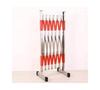 Cancello di sicurezza pieghevole, parapetto telescopico in metallo spesso e design con lucchetto for un facile spostamento, adatto for residenze e garage(1.2x7m)