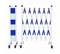 Cancello di Sicurezza Retrattile Le Bcade - Cancello di Sicurezza Retrattile di Livello Industriale con Ruote, Flessibile e Sicuro per vialetti, Ideale per Esterni e scuole, Blu, 3,9 x 23,0