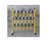 Cancello di sicurezza temporaneo retrattile e mobile, con ruote e lucchetto, adatto for il controllo del traffico e le linee di demarcazione.(1.2x5m)