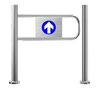 Cancello di sicurezza unidirezionale del cancello girevole dell'acciaio inossidabile per il controllo di accesso, ideale per le vendite al dettaglio & le strutture (colonna sinistra 50 * 10)