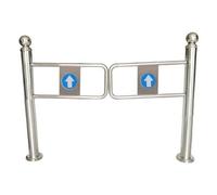 Cancello di Sicurezza Universale a Battente per supermercati e Magazzini, Mezza Porta a Chiusura Automatica, 180x105 cm, Ideale per la Sicurezza degli ingressi di bibliot