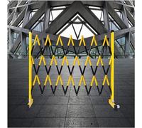 Cancello di Traffico Retrattile - per la Sicurezza Esterna e Il Controllo della Folla, cancello Flessibile Rosso, 1,2 m x 7 m, Portatile, Adatto per Eventi e Gestione del Traffico.