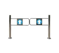 Cancello d'ingresso del supermercato dell'acciaio inossidabile, porta di sicurezza per il corridoio del parco e l'ingresso della scuola, 180×97 cm, resistente alle intemperie, ideale per aree ad alto