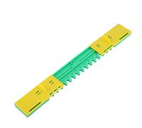 Cancello d'ingresso dell'alveare 5 pezzi Porta antifuga in plastica resistente Strumento per apicoltore per il controllo delle api da Attrezzatura per l'apicoltura 12,4 x 1,57