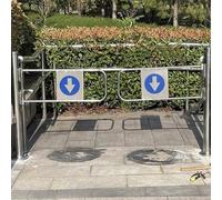Cancello d'ingresso Girevole in Metallo con Apertura a 90°, Resistente, Porta di Passaggio pedonale per Magazzino, supermercato, Biblioteca, Negozio panoramico, barricata