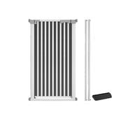 Cancello for animali domestici con ante, cancello in un unico pezzo for scale, corridoi e porte, design elegante e facile installazione(Hight 130cm,69-76cm)