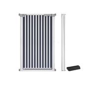 Cancello for animali domestici con porta pedonale, sistema di sicurezza regolabile a doppia serratura for porte, cucine e camere da letto(Hight 130cm,76-83)