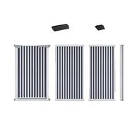 Cancello for animali regolabile for porte, serrature for carichi pesanti for una maggiore sicurezza, installazione senza attrezzi e senza trapano(Hight 130cm,209-216cm)