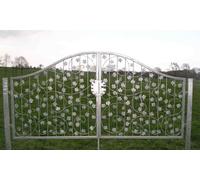 Cancello Giardino Ferro Battuto Metallo Zauntor Bachus-GT300S Fuoco Zincato