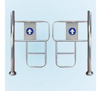 Cancello Girevole Per Ingresso Supermercato,Dispositivo Di Spegnimento Automatico,Porta Di Sicurezza A Battente Di Sicurezza In Metallo Con Apertura A Molla(100cm/39.4in)