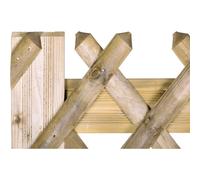 Cancello incrociato in legno 80x100 cm