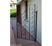 CANCELLO PEDONALE Ferro Battuto . Cod . 076 . Detrazioni 50%